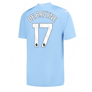 Manchester City Kevin De Bruyne #17 Domaci Dres 2023-24 Kratak Rukavima